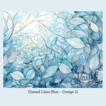 Stained Glass Blue