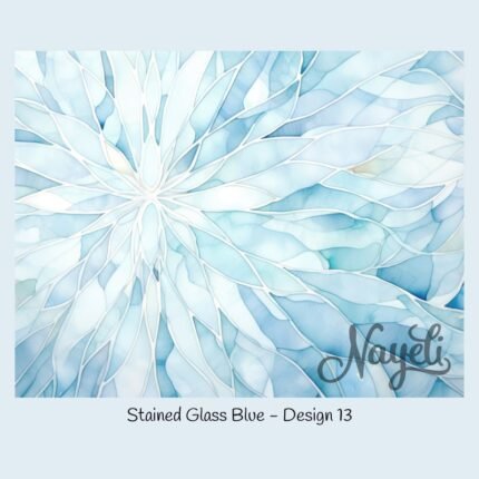 Stained Glass Blue