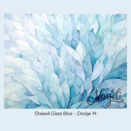 Stained Glass Blue