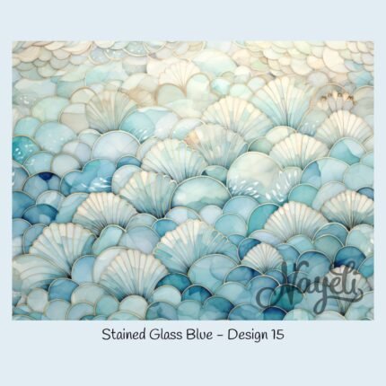 Stained Glass Blue