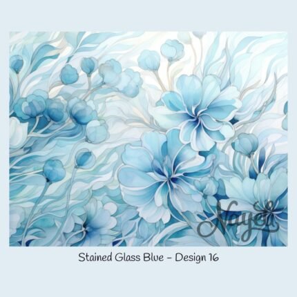 Stained Glass Blue
