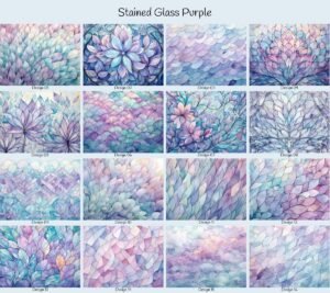 Stained Glass Purple