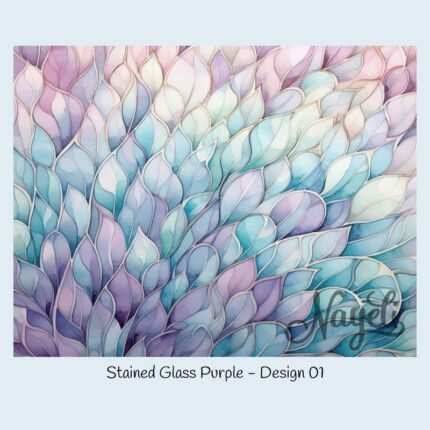 Stained Glass Purple