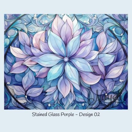 Stained Glass Purple