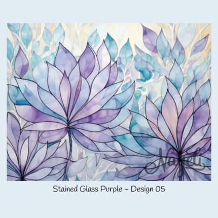 Stained Glass Purple