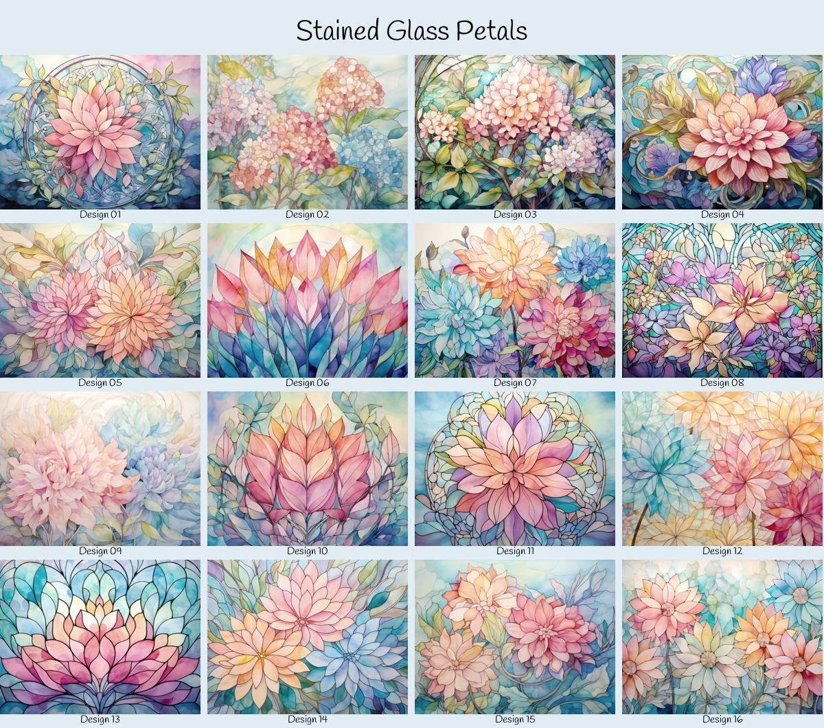 R52_02 Stained Glass Petals – Bild 1