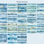 Stripes turqouise