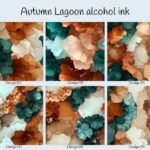 Autumn Lagoon alcohol ink