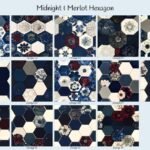 Midnight & Merlot Hexagon