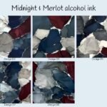 Midnight & Merlot alcohol ink