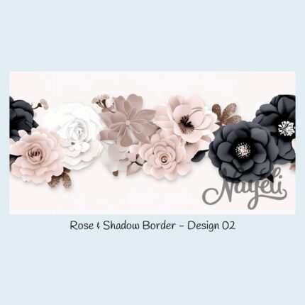 Rose & Shadow Border