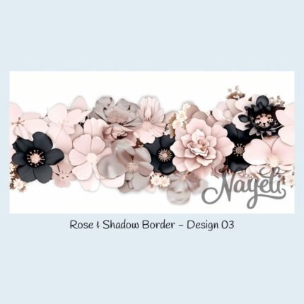 Rose & Shadow Border