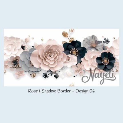 Rose & Shadow Border