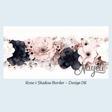 Rose & Shadow Border
