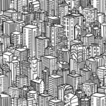 Gezeichnete Stadt