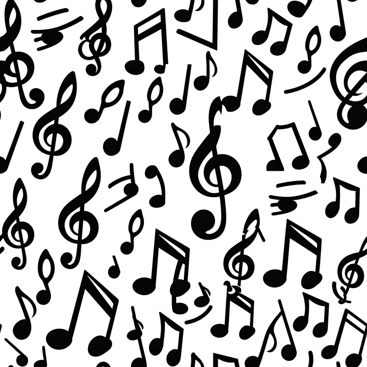 Musiknoten – Stil 02