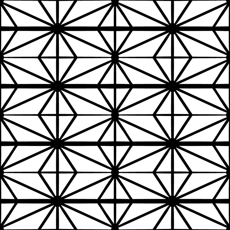 Geometrischer Sternenfächer