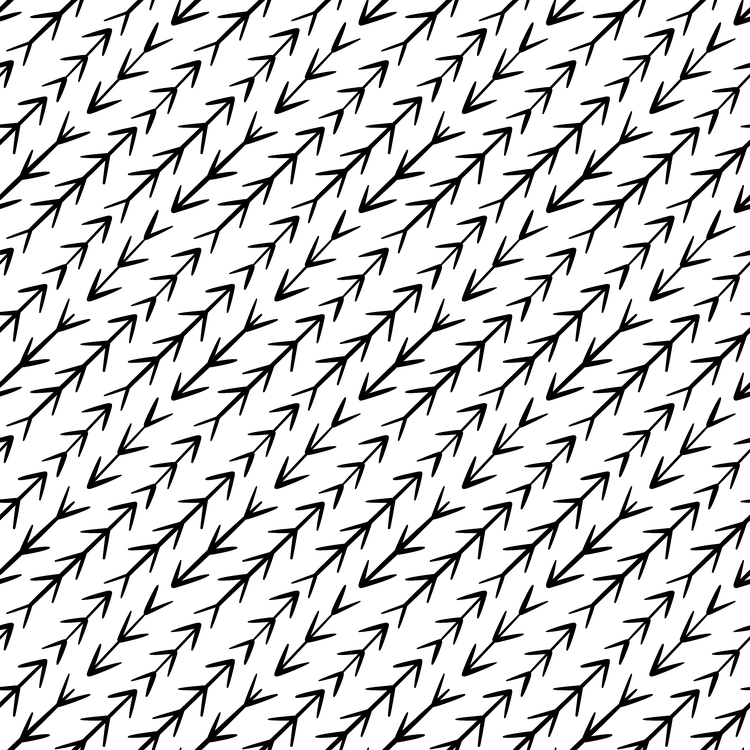 Handgezeichnete Blitzpfeile