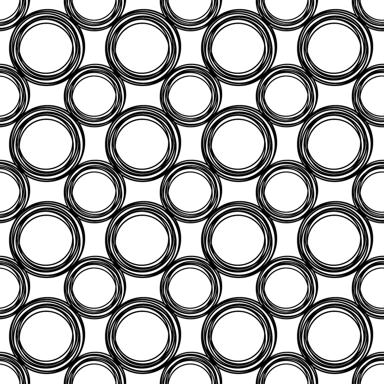 Handgezeichnetes Ringgitter