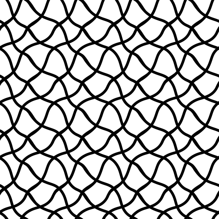 Verflochtene Wellenbögen