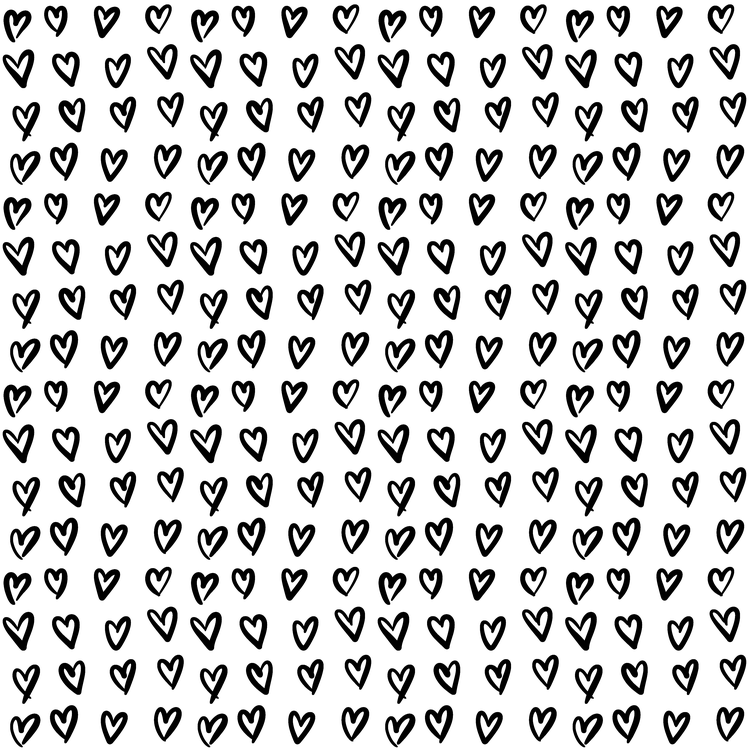 Handgezeichnete Herzen