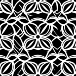 Verflochtene Rosetten