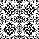 Floraler Damast