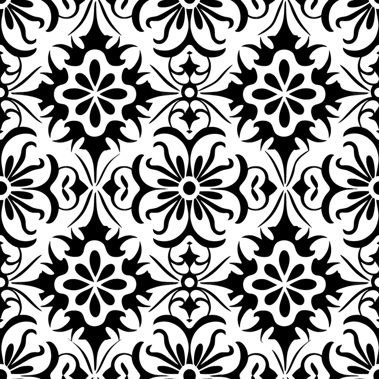 Floraler Damast