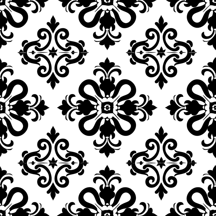 Fleur-de-Lis-Damast