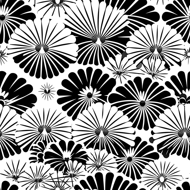 Chrysanthemen-Fächer