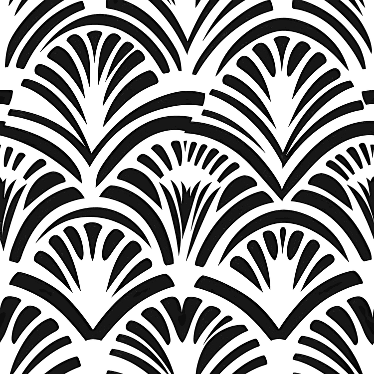 Breite Fächerbögen