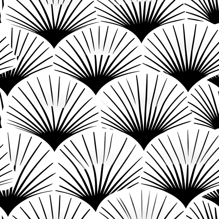 Luftige Linienfächer