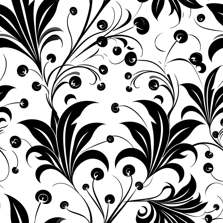 Blätterranken mit Beeren
