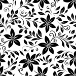 Verspielte Blütenranken