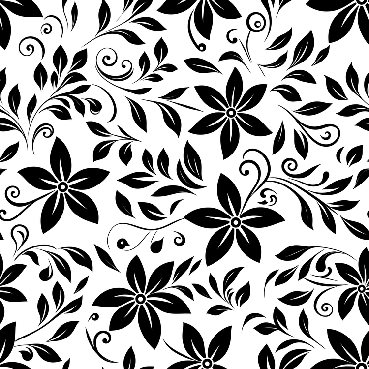Verspielte Blütenranken