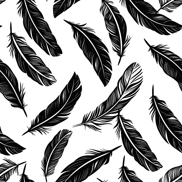 Schwebende Federn