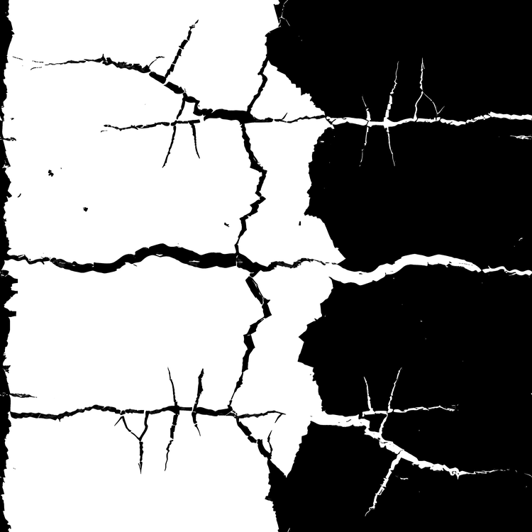 Rissige Oberfläche