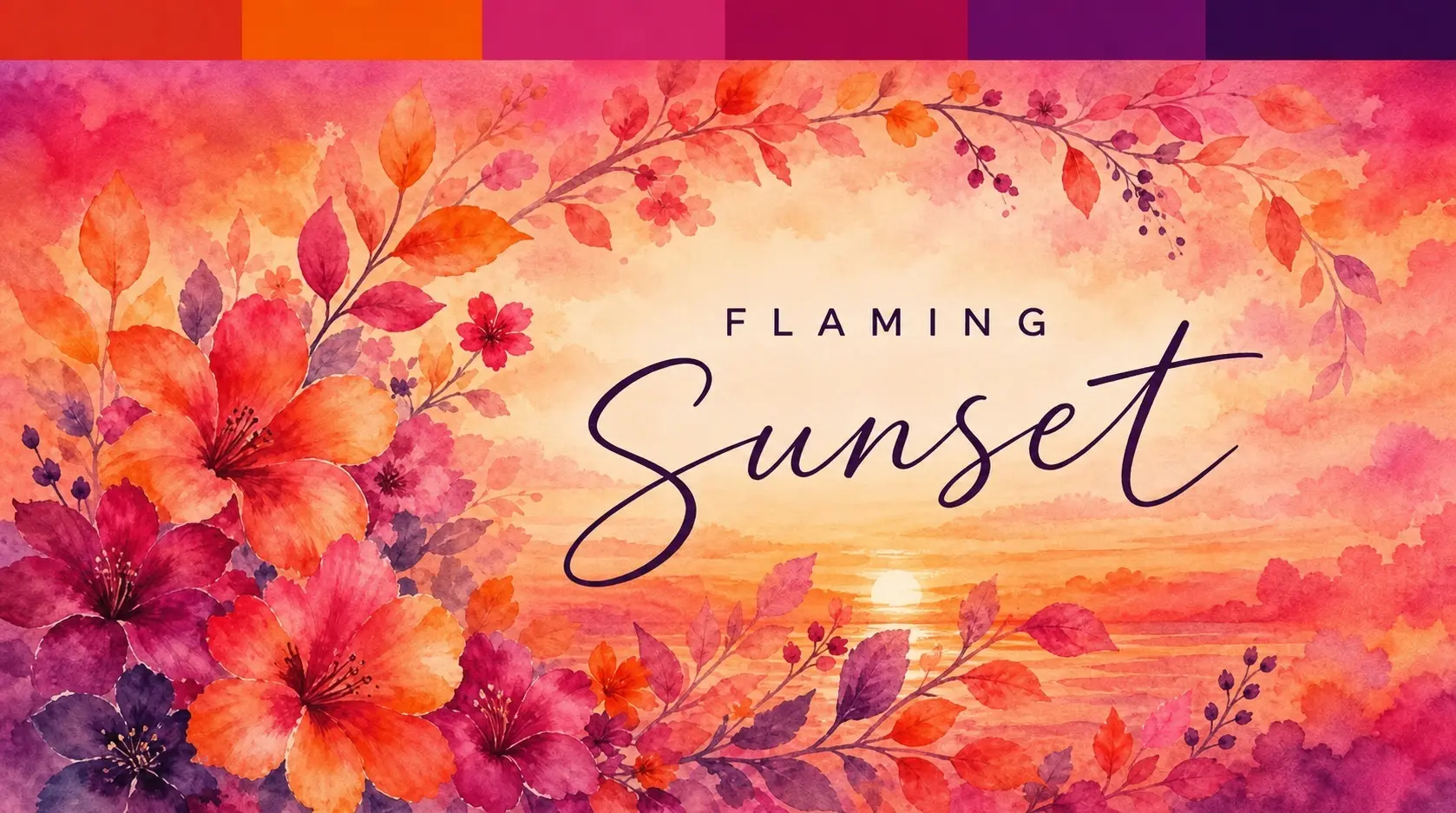 Flaming Sunset