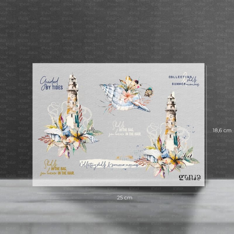 Bügelbild SET Flowerlights - Set Groß (18,6 x 25 cm)