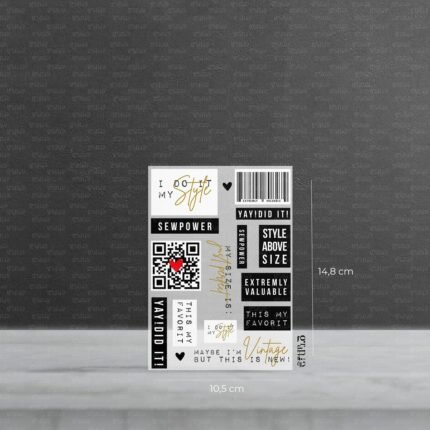 Bügelbild Set – Sew Power | Nählabels