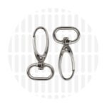Karabiner 19mm - silber - 2 Stueck