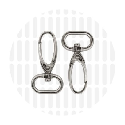 Karabiner 19mm - silber - 2 Stueck