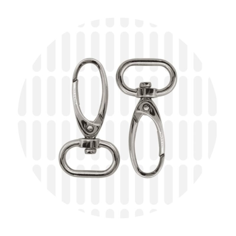 Karabiner 19mm - silber - 2 Stueck