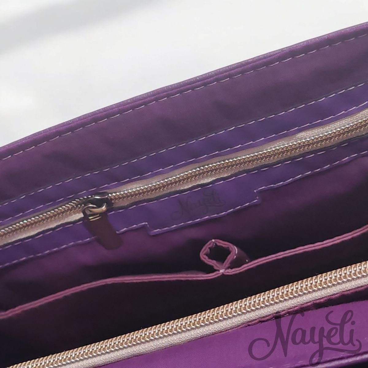 Purple Waves Byro Bag