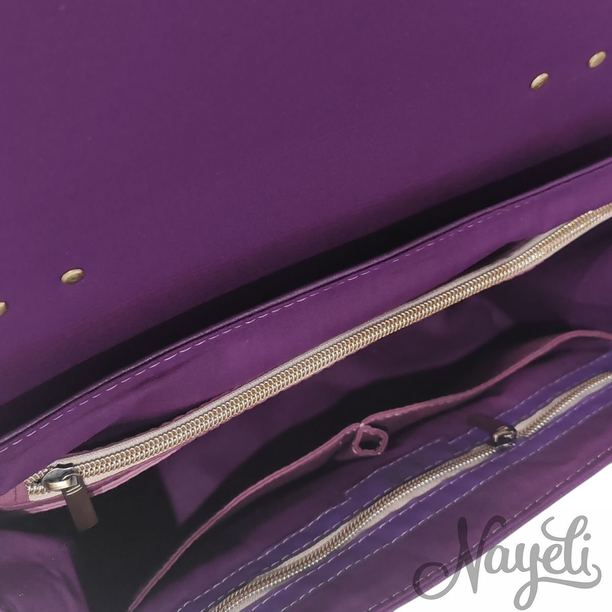 Purple Waves Byro Bag
