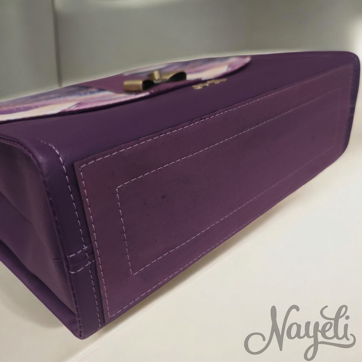 Purple Waves Byro Bag